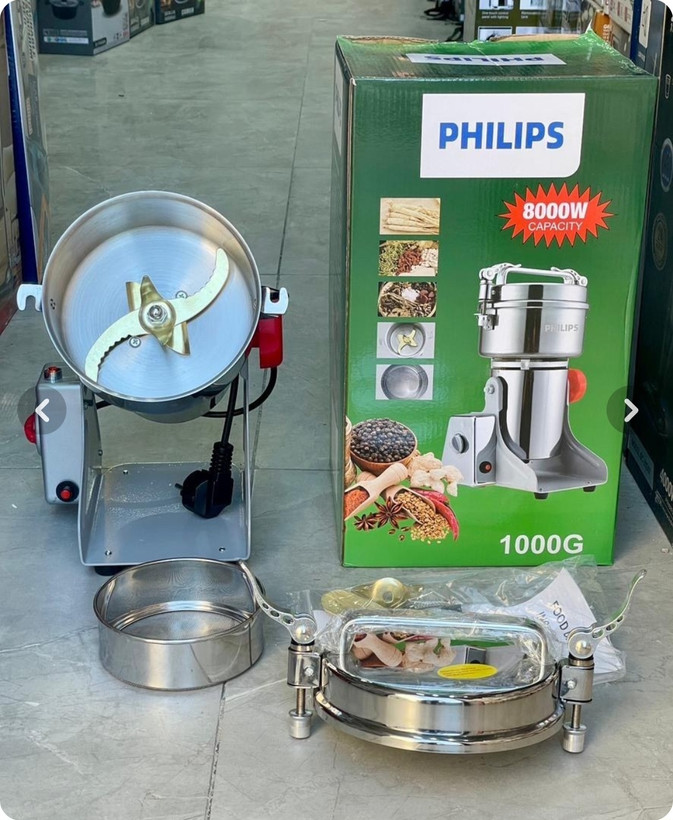 آسیاب صنعتی فیلیپس -ظرفیت 1000 گرمی -قدرت 8000 وات مدل PH-2025